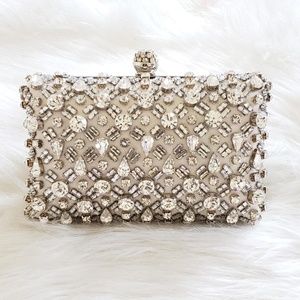 Moyna Crystal Box Clutch